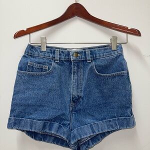 American Apparel Blue Jean Shorts